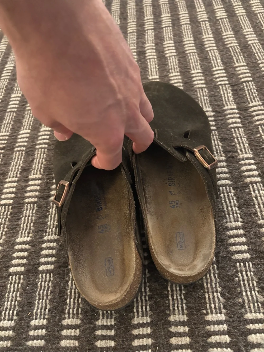 Birkenstock Boston Soft Footbed in Mocha